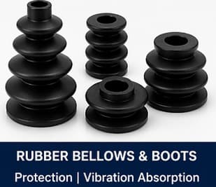 Industrial rubber bellows